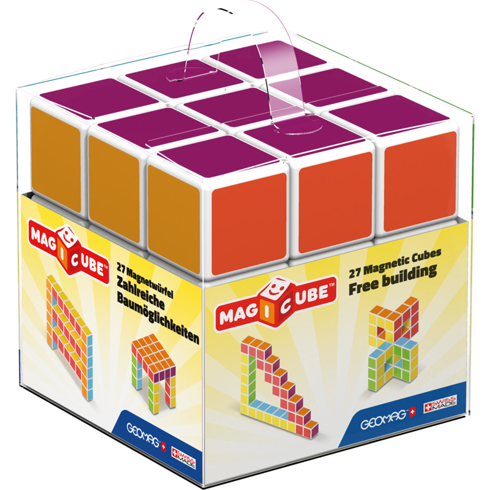 Geomag Magicube Free Building Set, Multicolor, Set Of 27 Pieces MPN:GMW128