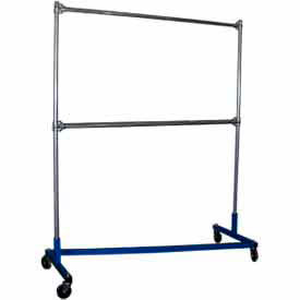 George O'Day Z-Rack Garment Storage Rack Z6072-2 - 2 Crossbars 63 x 23 x 78 Z6072-2
