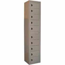 George O'Day 10 Door Garment Locker w/ Combo Lock 16-1/2