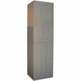 George O'Day 2-Tier 6 Door Locker w/ Cam Lock 24-5/16