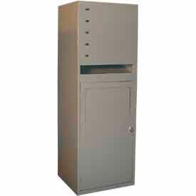George O'Day 2-Tier 2 Door Locker w/ Knob Lock 24-5/16