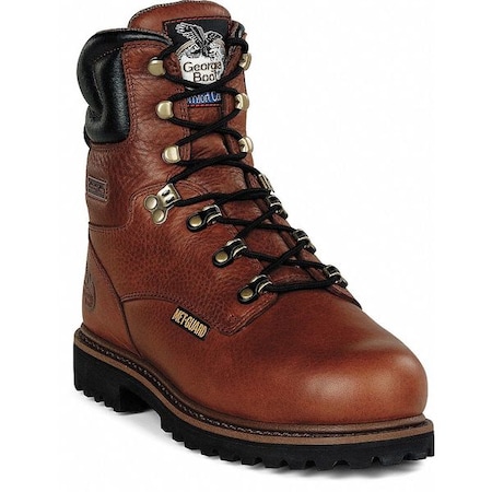Men's Work Boot, 8 M, Steel Toe, 8 in H, Briar Brown, G8315 MPN:G8315