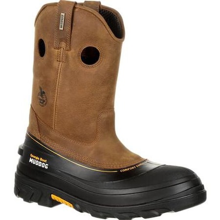 Men's Wellington Boot, 11, Composite Toe, 11 in H, Light Brown, GB00243 MPN:GB00243