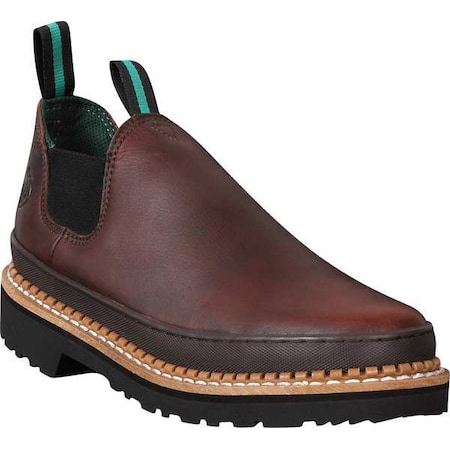 Men's Loafer Shoe, 13 Leather Upper, Steel Toe, 4 in H, Soggy Brown, GS262 MPN:GS262