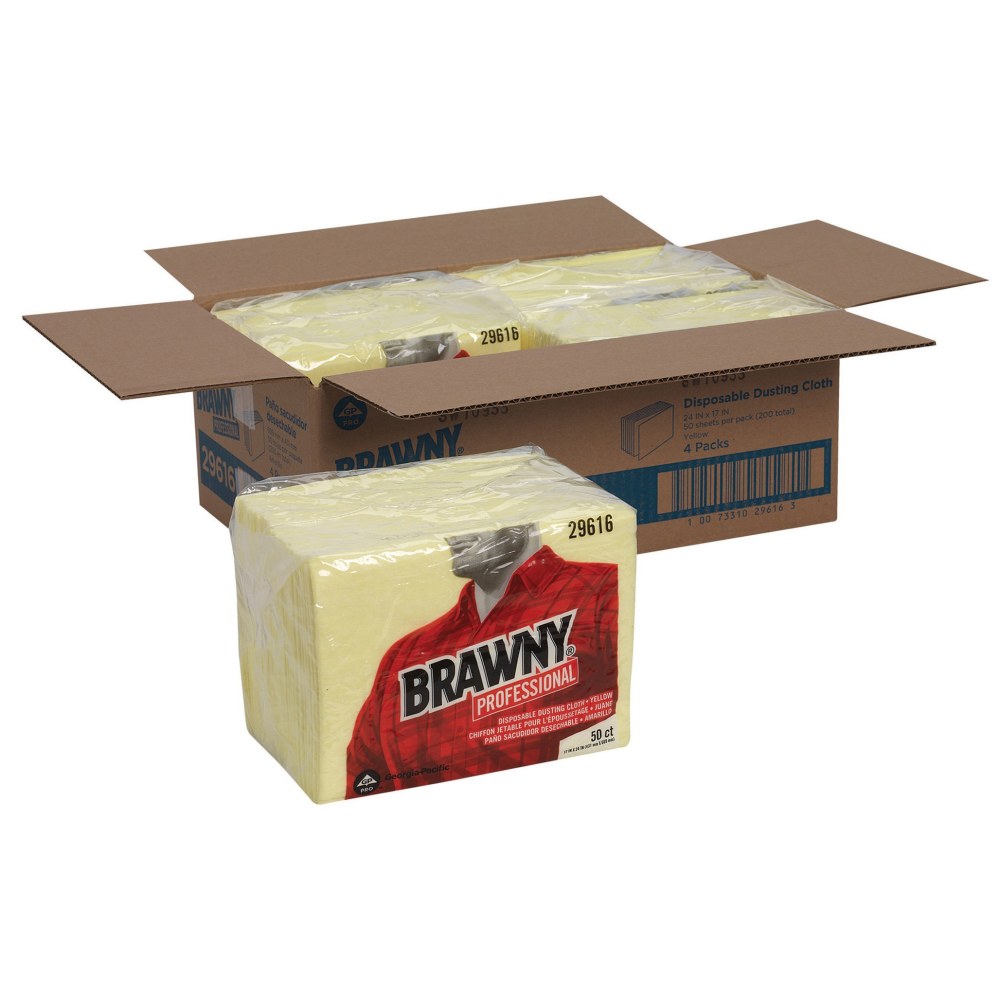 Brawny Professional Disposable Dusting Cloths, 29616CT MPN:29616CT