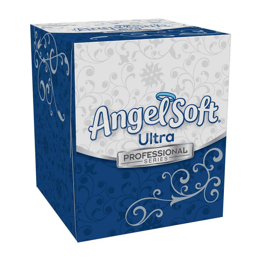 Angel Soft Ultra Professional Series Premium 2-Ply Facial Tissue, Cube Box MPN:49470 - Pkg Qty 36