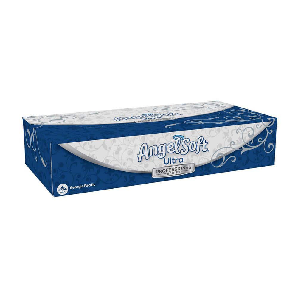 Angel Soft Ultra Professional Series Premium 2-Ply Facial Tissue, Flat Box MPN:49590 - Pkg Qty 30