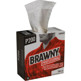 Brawny® Professional P200 Disposable Cleaning Towels Tall Box White 830 Towels/Case 29050/03