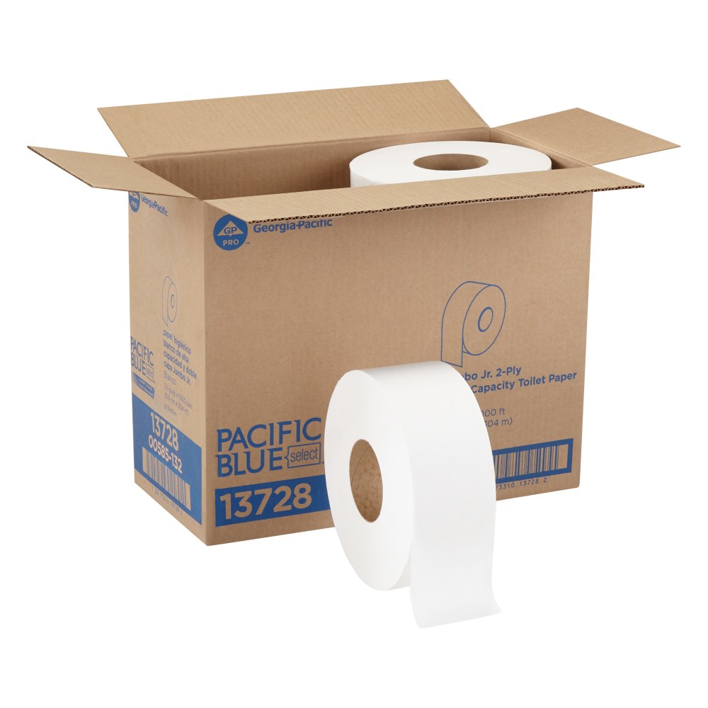Pacific Blue Select by GP PRO Jumbo Jr. 2-Ply Toilet Paper, Pack Of 8 Rolls (Min Order Qty 2) MPN:13728