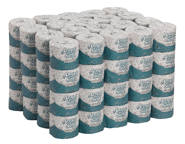 Angel Soft by GP PRO Professional Series Premium 2-Ply Embossed Toilet Paper, 450 Sheets Per Roll, 80 Rolls Per Pack MPN:16880