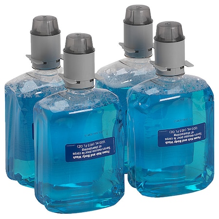Body Wash/Sham Comb, BLU, 1200mL, 43024, PK4 MPN:43024