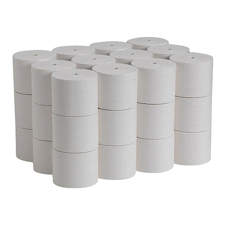 Compact Toilet Paper, 2 Ply, 1, 000 Sheets, 333 ft L, Coreless, PK36 MPN:19375