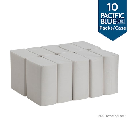 Pacific Blue Ultra® Z-Fold Paper Towels By Gp Pro (Georgia-Pacific), White, 2, 600 Towels Per Case MPN:20885