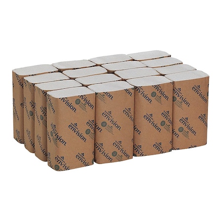 Pacific Blue Basic Single Fold Paper Towels, 1 Ply, 250 Sheets, White, 16 PK MPN:20904