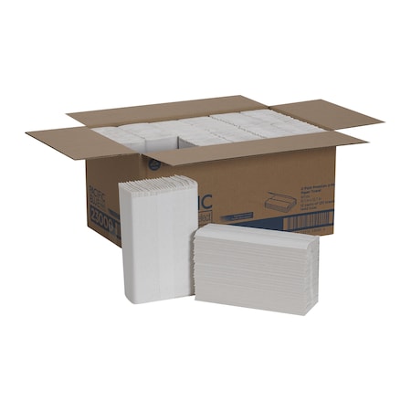 Pacific Blue Select C-Fold Paper Towels, 2 Ply, 120 Sheets, White, 12 PK MPN:23000