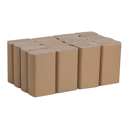Pacific Blue Basic Multifold Paper Towels, 1 Ply, 250 Sheets, Brown, 16 PK MPN:23304
