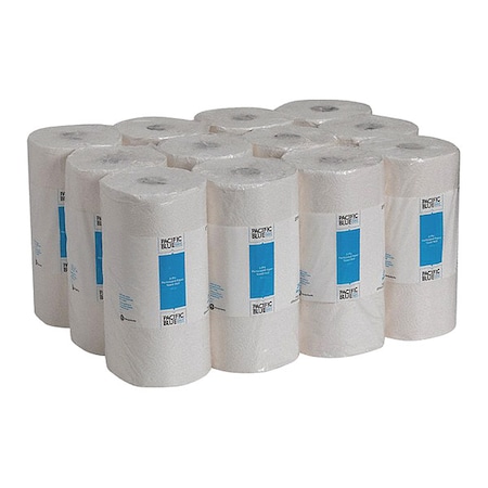 Pacific Blue Select Perforated Roll Paper Towels, 2 Ply, 250 Sheets, 230 ft, White, 12 PK MPN:27700