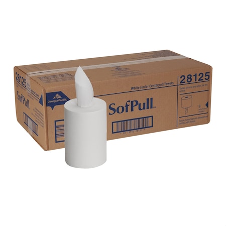 Sofpull® Junior Centerpull Premium Paper Towel By Gp Pro (Georgia-Pacific), White, 8 Rolls Per Case MPN:28125