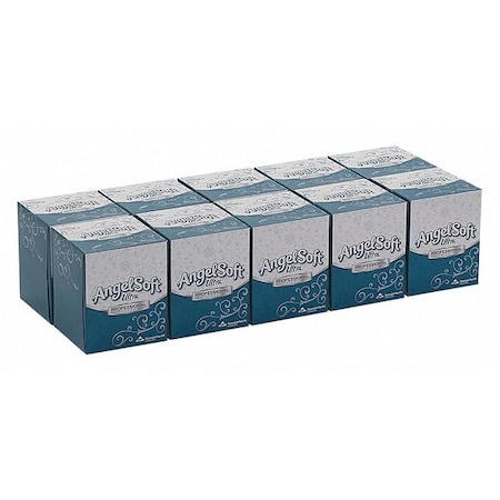 Angel Soft Ultra Professional Series 2 Ply Facial Tissue, 96 Sheets, 10 PK MPN:4636014