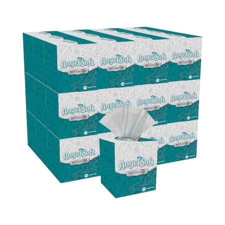Angel Soft Professional Series 2 Ply Facial Tissue, 96 Sheets, 36 PK MPN:46580