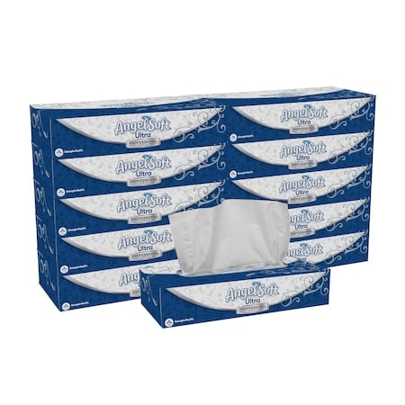 Angel Soft Ultra Professional Series 2 Ply Facial Tissue, 125 Sheets, 10 PK MPN:4836014