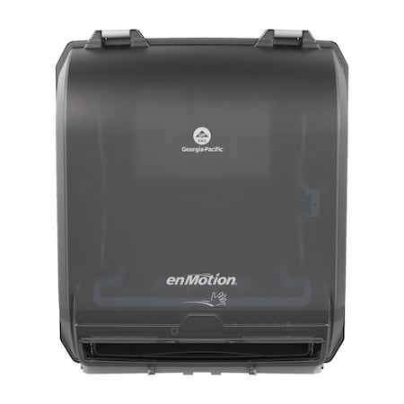 Paper Towel Dispenser, EnMotion, Hardwound, 10 in Paper Towel Width, 1 3/4 in, Plastic, Black MPN:59450A