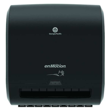 enMotion 8 in Automated Touchless Paper Towel Dispenser, Motion Activated, Wall Mount, Black MPN:59498A