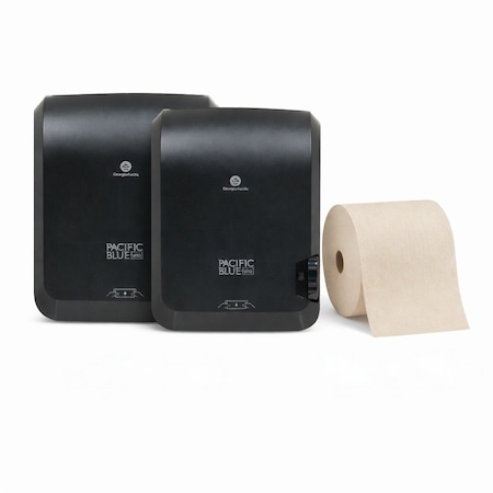Pacific Blue Ultra, Paper Towel Dispenser & Roll Bundle, 2 Dispensers/1 Roll (6 Pk, Brwn) MPN:59589, 26495