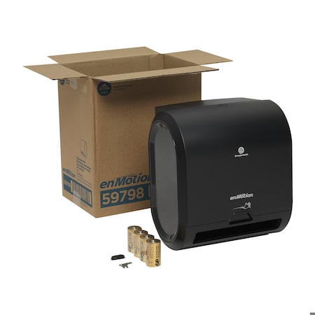 enMotion Flex Mini Automatic Touchless Paper Towel Dispenser, Black MPN:59798