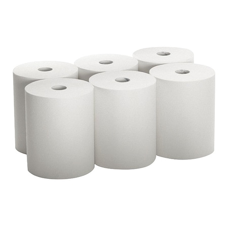 enMotion Hardwound Paper Towels, 1 Ply, Continuous Roll Sheets, 800 ft, White, 6 PK MPN:89470