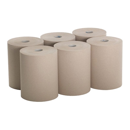 enMotion Hardwound Paper Towels, 1 Ply, Continuous Roll Sheets, 800 ft, Brown, 6 PK MPN:89480