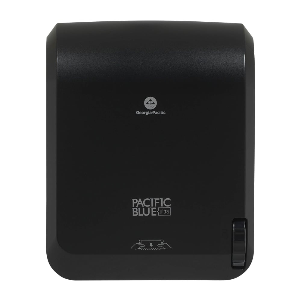Pacific Blue Ultra Mechanical High-Capacity Paper Towel Dispenser, 59589, 16inH x 9inD x 12.9inW, Black, 1 Dispenser MPN:59589