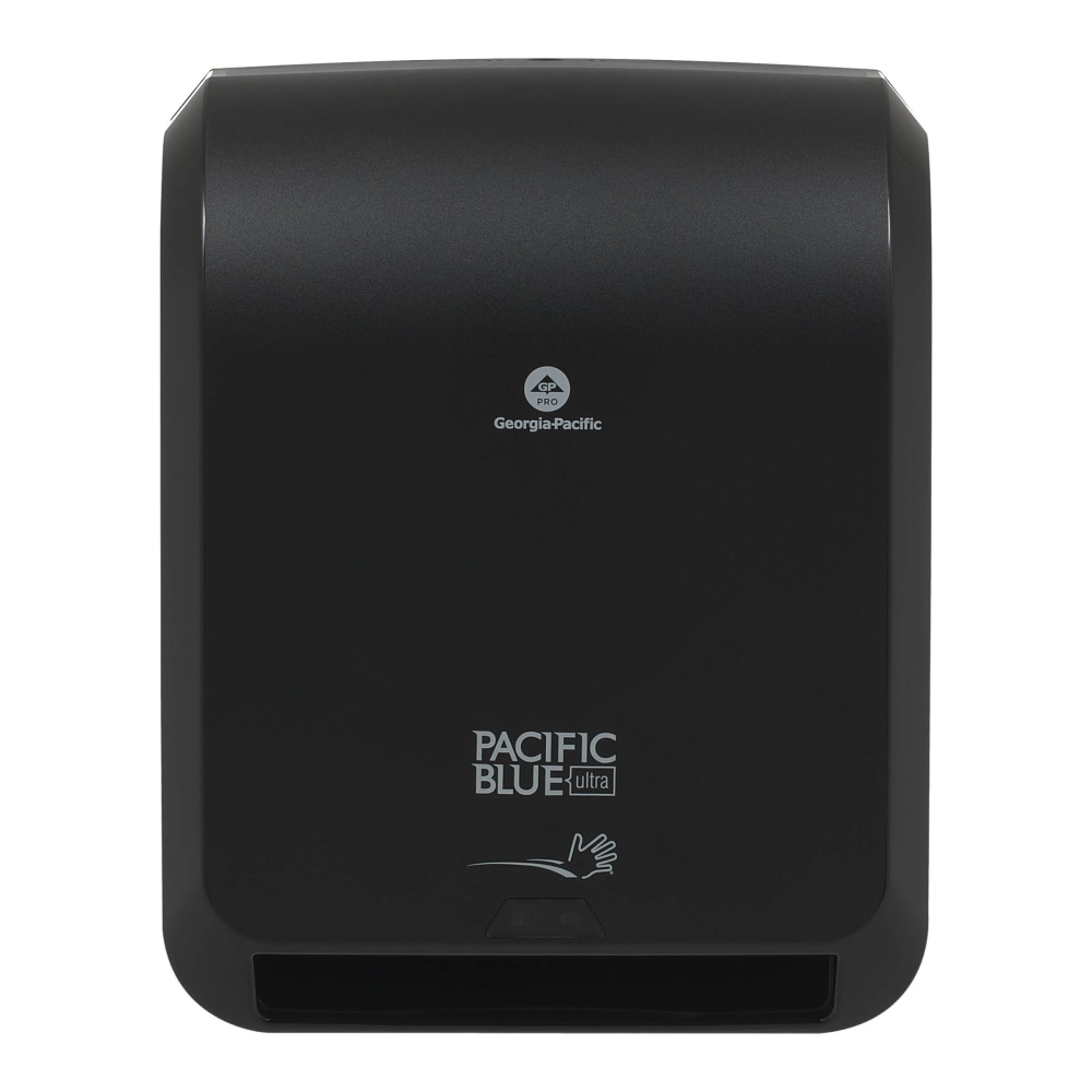 Pacific Blue Ultra Automated High-Capacity Paper Towel Dispenser, 59590, 16inH x 9inD x 12.9inW, Black, 1 Dispenser MPN:59590
