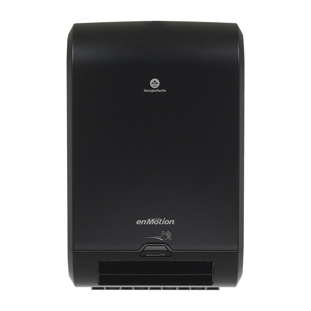 enMotion Flex by GP PRO, Automated Touchless Paper Towel Dispenser, 59762, 13.32in x 8.16in x 20.83in, Black, 1 Dispenser MPN:59762