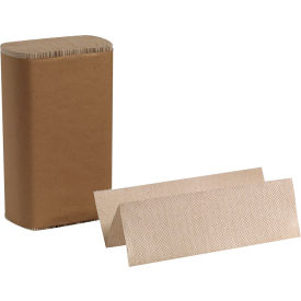 Pacific Blue Basic™ 1-Ply Recycled Multifold Paper Towel By GP Pro Brown 4000 Towels/Case 23304