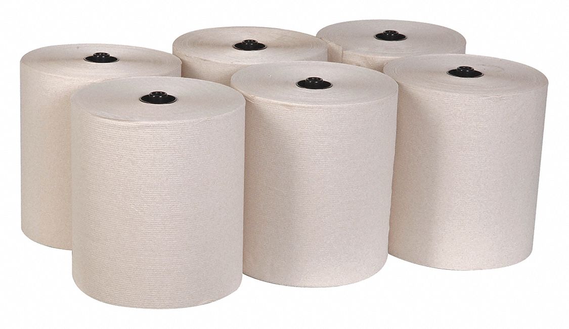 Paper Towel Roll 550 Brown PK6 MPN:89740