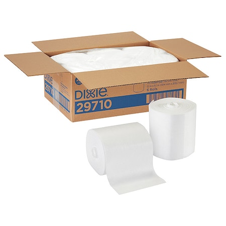 Cleaning Wipes, Center-Pull Roll, Wht, PK6 MPN:29710