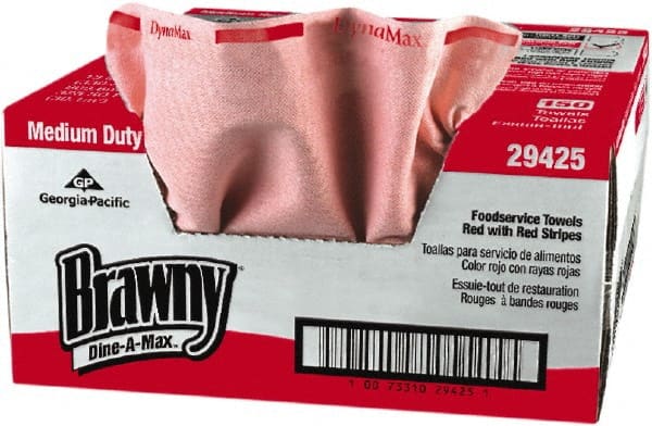 Dixie H700 Disposable Foodservice Towels, Red & Red Stripe MPN:29425