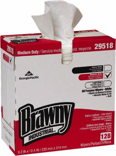 A300 Disposable Cleaning Towels, Tall Box, White MPN:29518 - Pkg Qty 10
