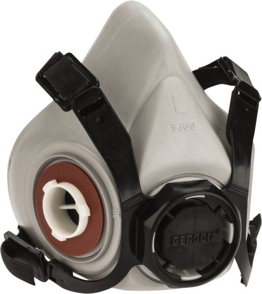 Full Face Respirator: Silicone, Large MPN:9300