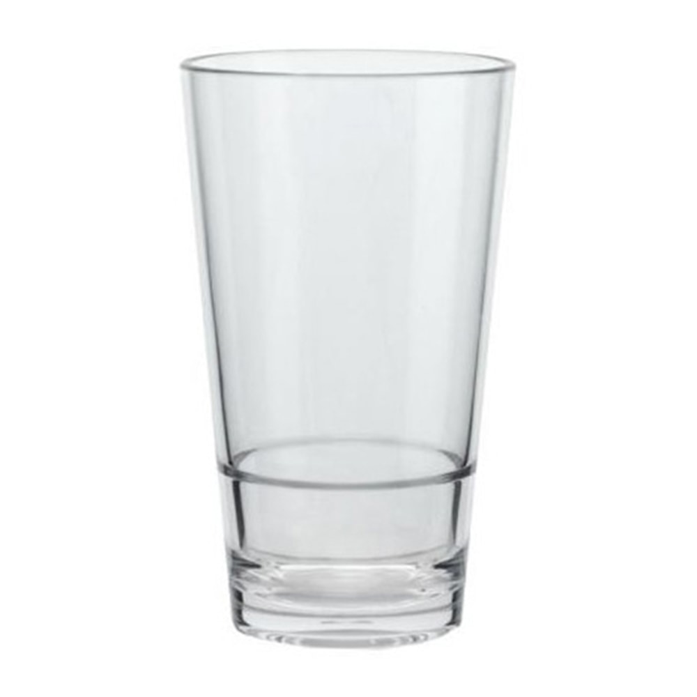 GET Enterprises Revo Plastic Pint Glasses, 16 Oz, Clear, Pack Of 24 Glasses MPN:S-17-CL