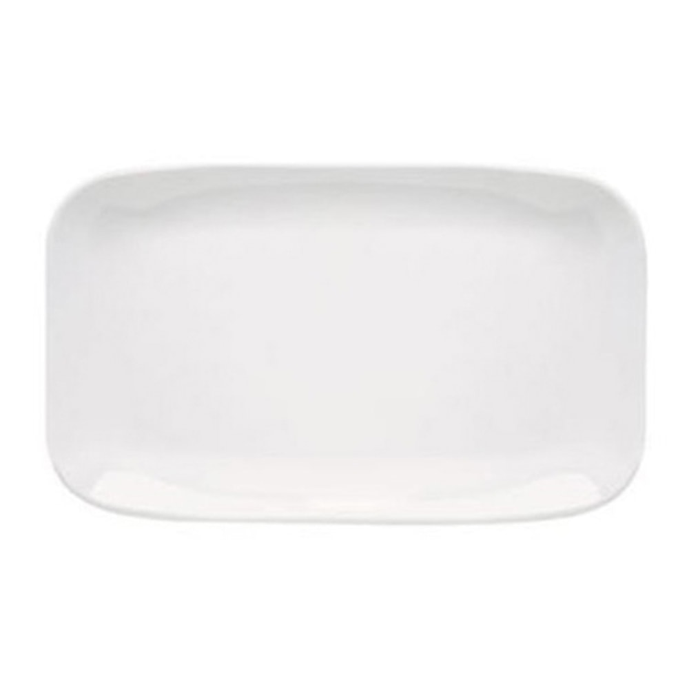 GET Enterprises Siciliano Platters, 7in x 11-1/4in, White, Set Of 12 Platters MPN:CS-6103-W