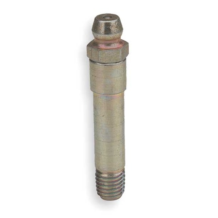 Grease Fitting, 1/4-28 Sae Str1.63OA, PK10 MPN:3APD1
