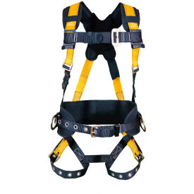 Guardian® Seraph Construction Harness With Waist Pad Tongue Buckle Legs 3 D-Rings XS-S 3711172
