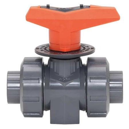 Metering Ball Valve, 1/2 In, PVC MPN:161523532