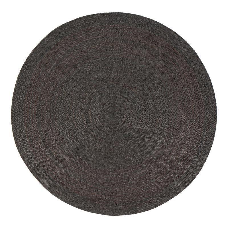 Anji Mountain Kerala Natural Jute Rug, 4ft, Gray MPN:AMB0329-040R