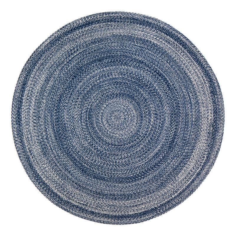 Anji Mountain Epona Braided Round Rug, 4ft, Blue MPN:AMB0425-040R
