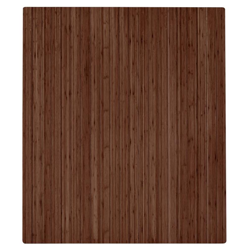 Anji Mountain Roll-Up Chair Mat, Rectangular, 42in x 48in, Walnut MPN:AMB24050