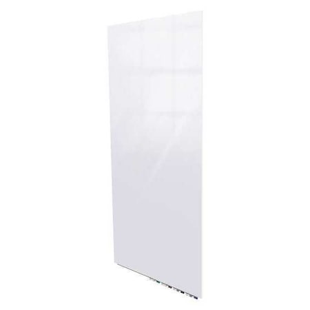 Dry Erase Board, Glass, 36 in, 24 in, No Frame Frame, White, Gloss MPN:ARIASM32WH