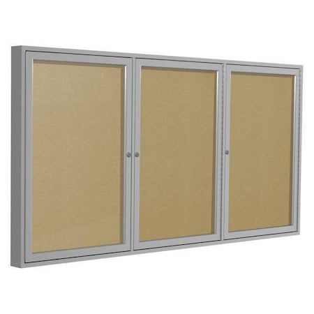 Enclosed Outdoor Bulletin Board 96x48